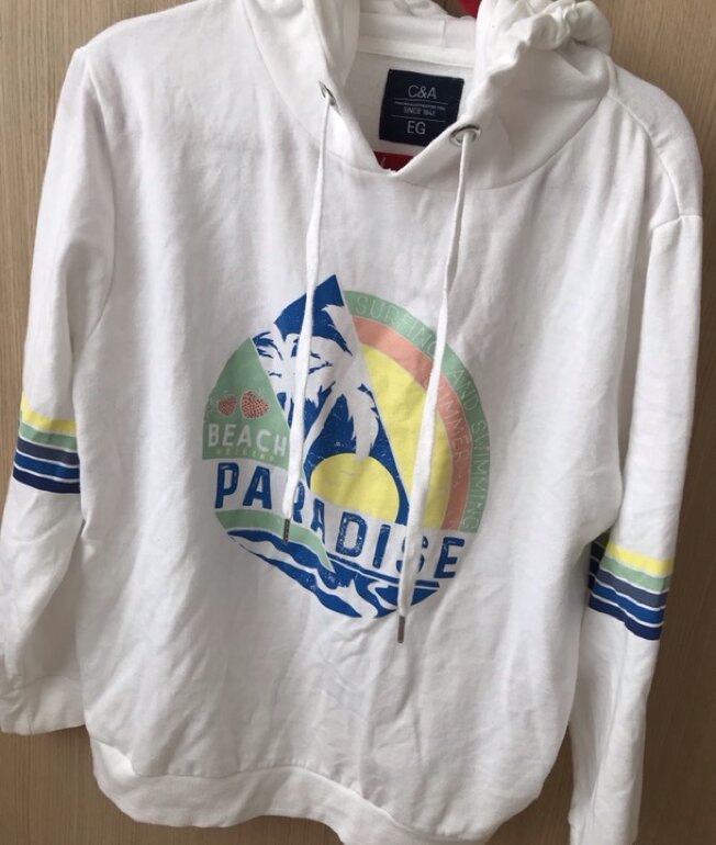 Sudadera paradise oversize de C&A de segunda mano GoTrendier
