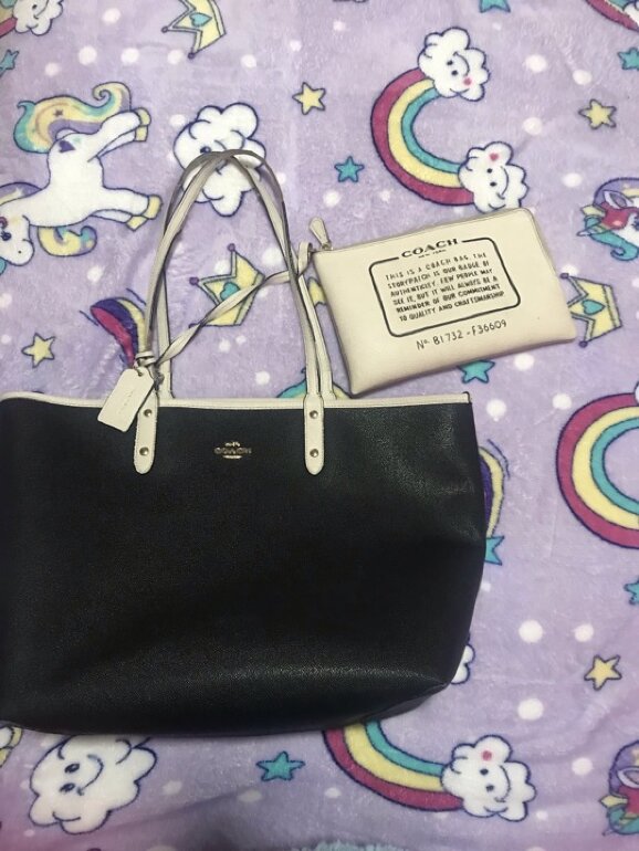 Bolsa coach negra doble vista de segunda mano - GoTrendier