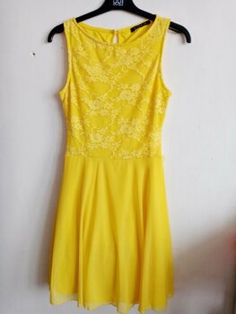 Vestidos de fiesta Vertiche amarillos de mujer - GoTrendier