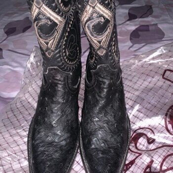 Botas vaqueras Cuadra negras de segunda mano - GoTrendier