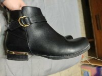 Botines negros de piso de Andrea de segunda mano - GoTrendier