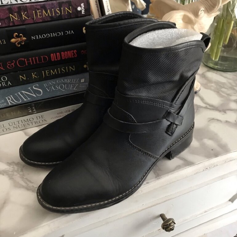 Botines Flexi 24.5 negros de segunda mano - GoTrendier