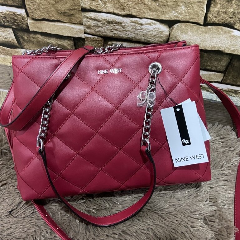 Bolsa Nine west color rojo de segunda mano - GoTrendier
