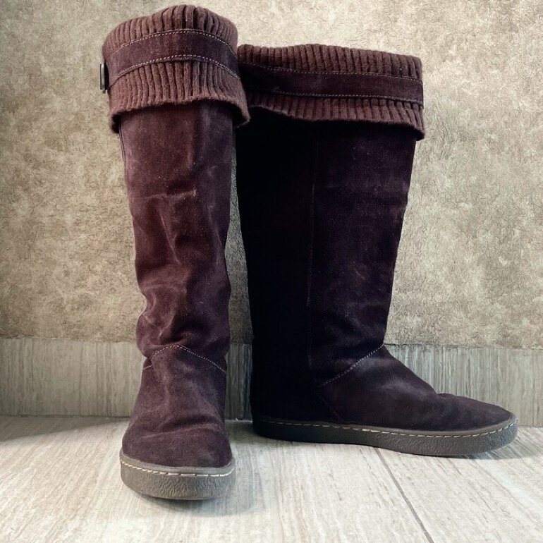 Botas cafés de gamuza Westies de segunda mano - GoTrendier