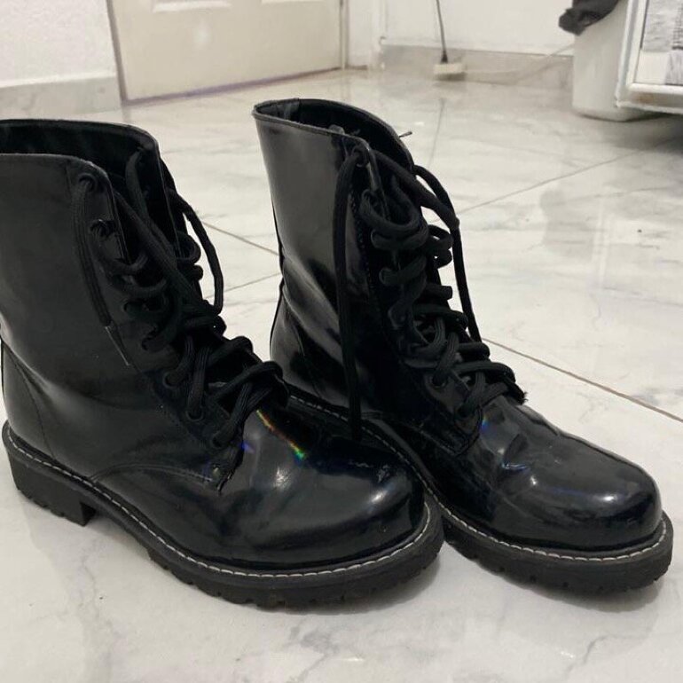 Botas tipo combat de Price shoes de segunda mano - GoTrendier