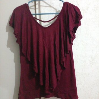 Blusa con olanes elegante de Sahara de segunda mano - GoTrendier