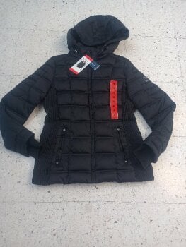 Chamarras impermeable Nautica negras de mujer - GoTrendier