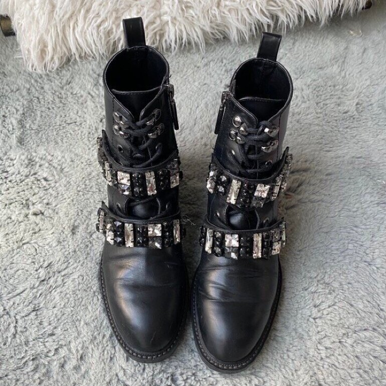 Botas piel genuina ZARA de segunda mano - GoTrendier