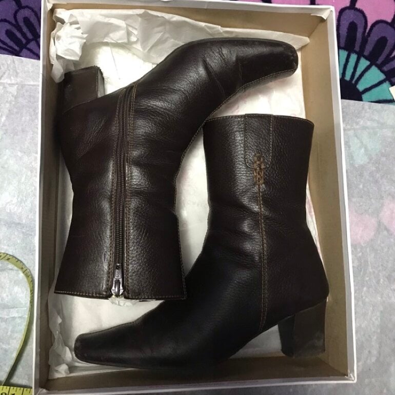 Botas café chocolate largas de Carlo Rossetti de segunda mano - GoTrendier