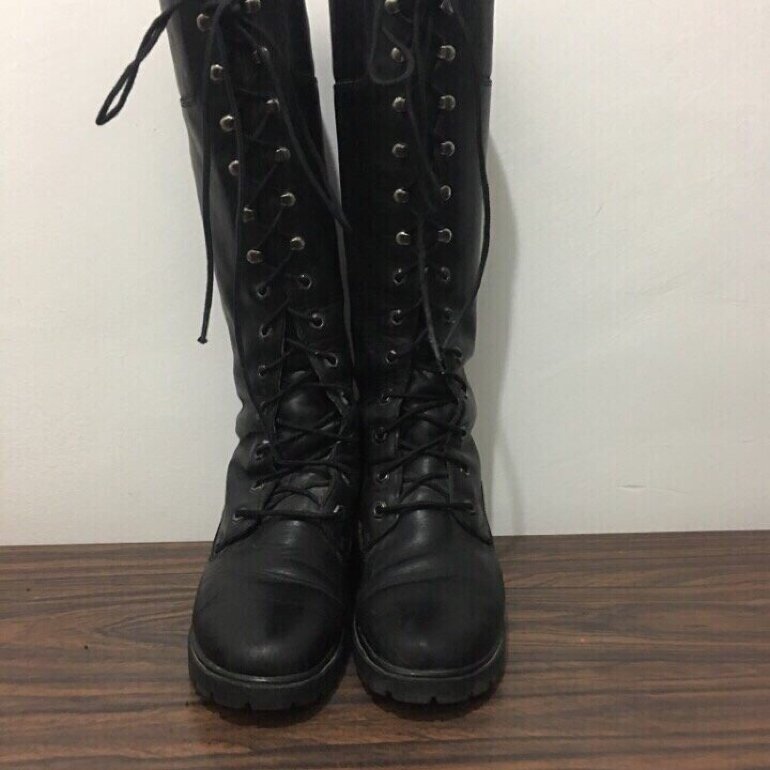 Botas largas tipo militar de Timberland de segunda mano - GoTrendier