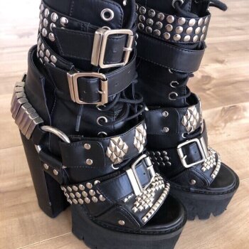 Botas de plataforma Jeffrey Campbell de mujer - GoTrendier