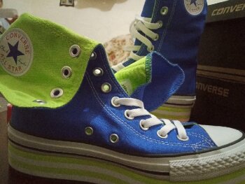 Tenis de bota Converse morados de segunda mano - GoTrendier