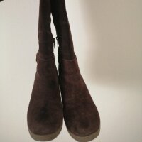 Botas cafe largas de Gillio de segunda mano - GoTrendier