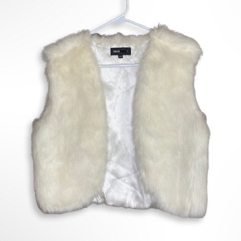 Chalecos De Felpa Chaleco Peluche White – Zuio