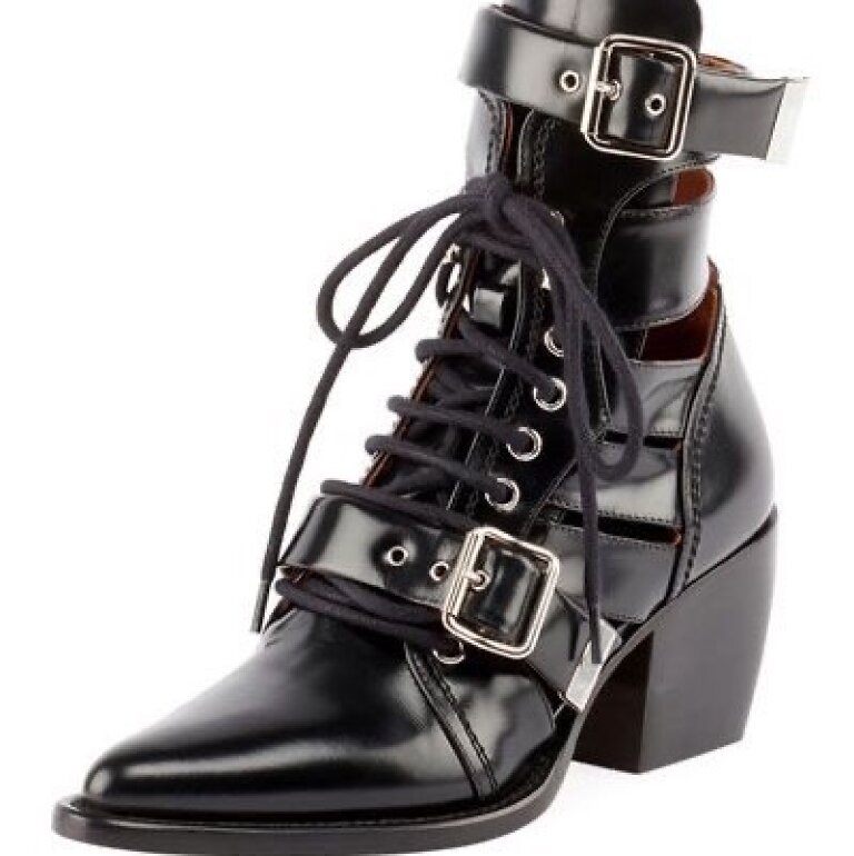 Botines estilo chloe negros de Forever 21 de segunda mano - GoTrendier