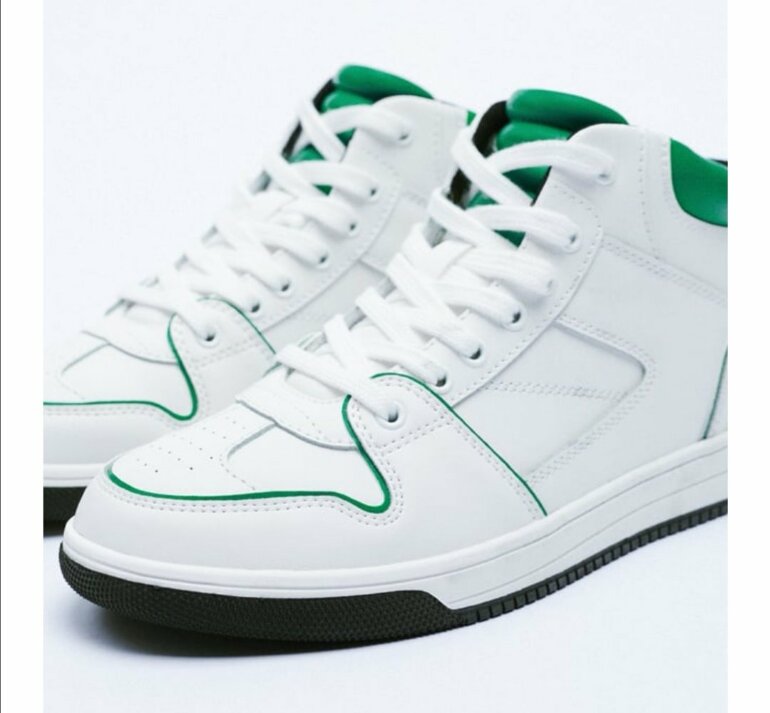 Sneakers tipo botín de Zara de segunda mano - GoTrendier