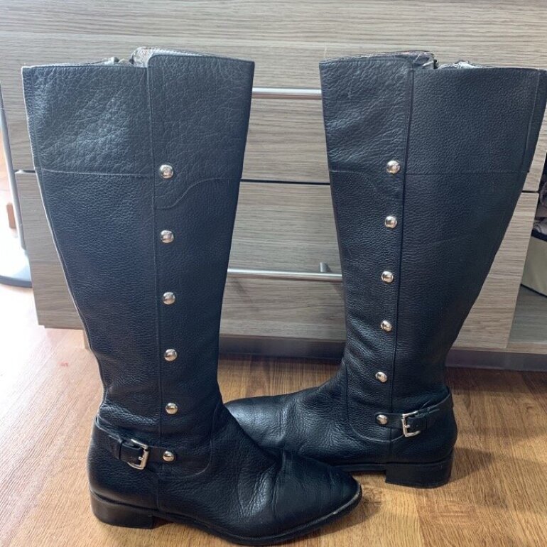 Botas altas negras de PIEL de Michael Kors de segunda mano - GoTrendier