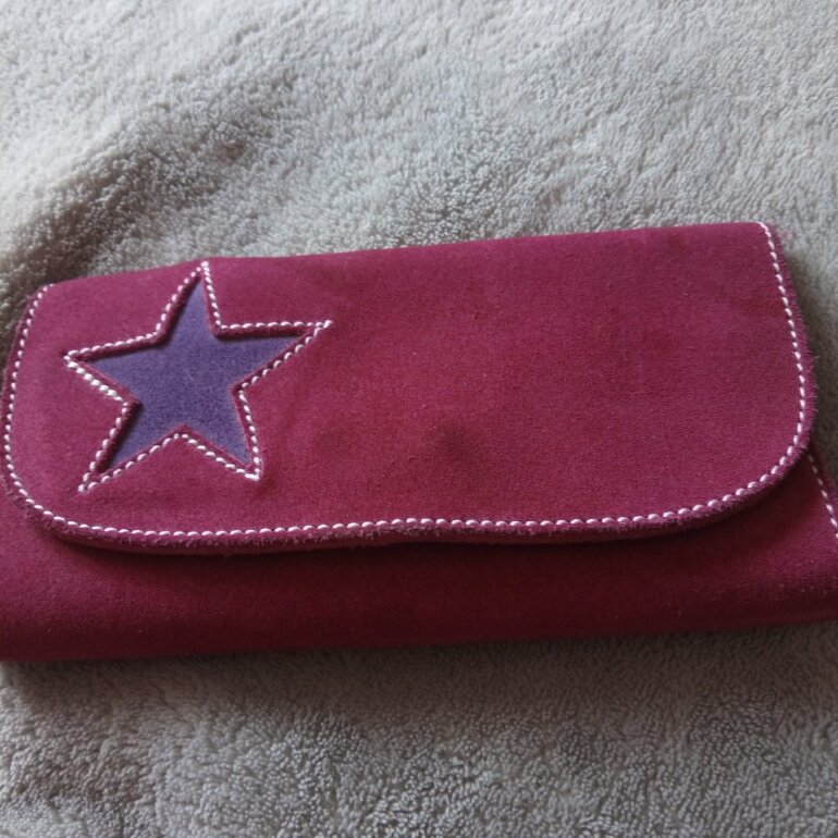 Cartera gamuza artesanal de segunda mano - GoTrendier