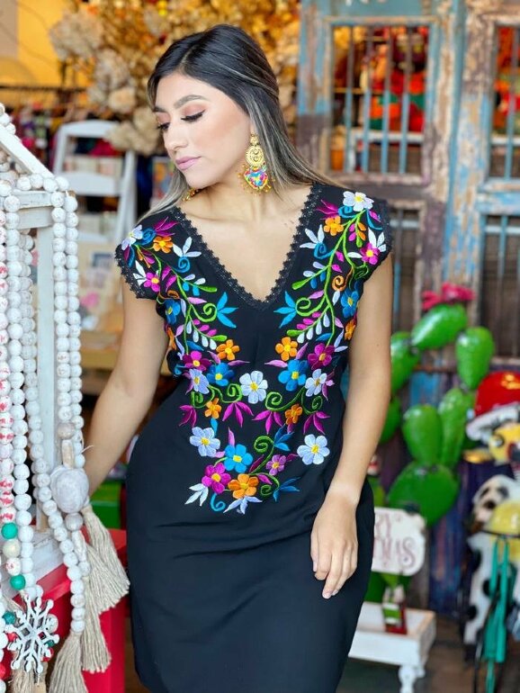Vestidos bordados Artesanal de segunda mano - GoTrendier