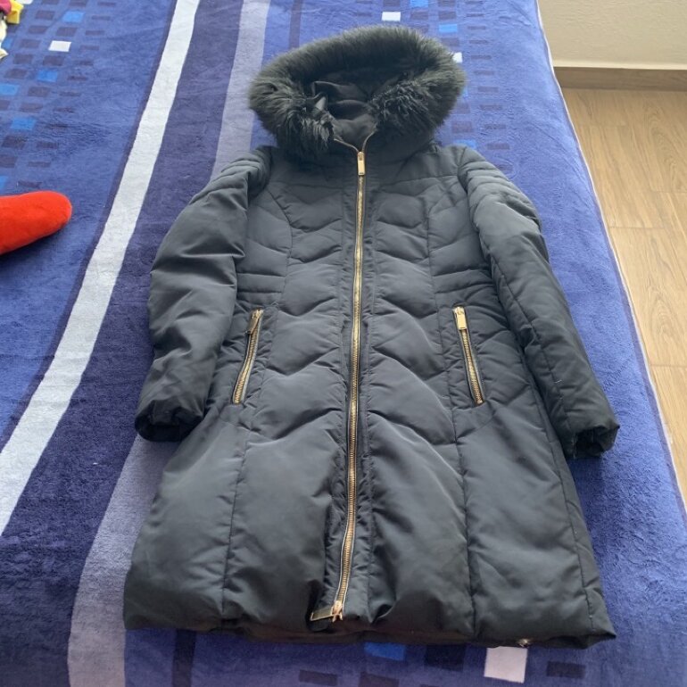 Chamarra larga azul VENDIDA de Zara de segunda mano - GoTrendier