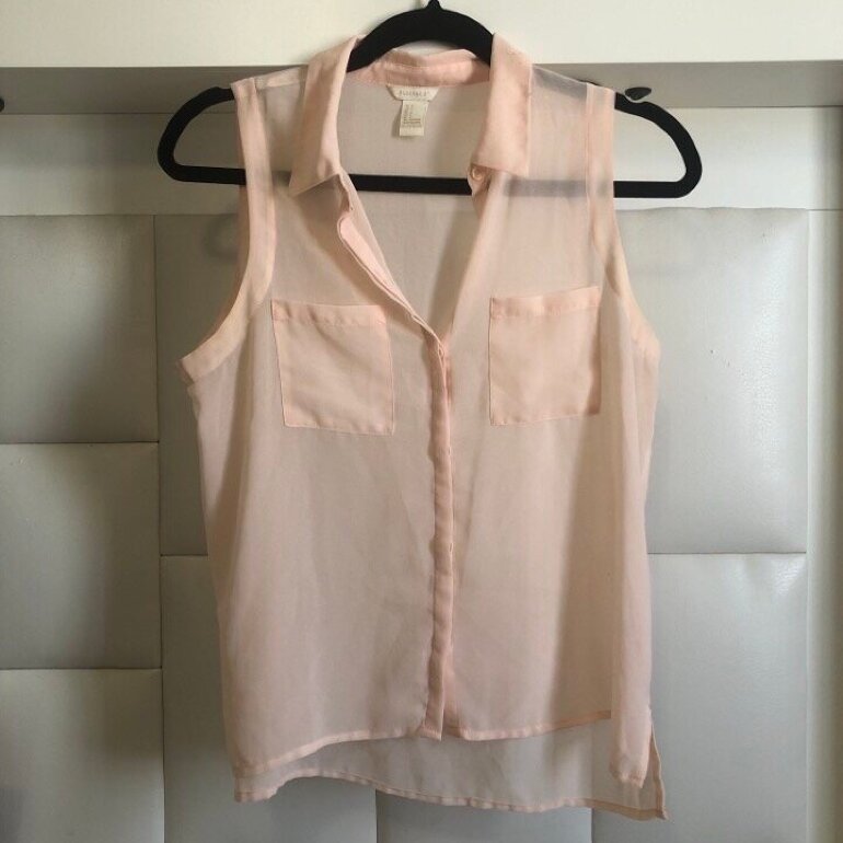 blusa tirante grueso