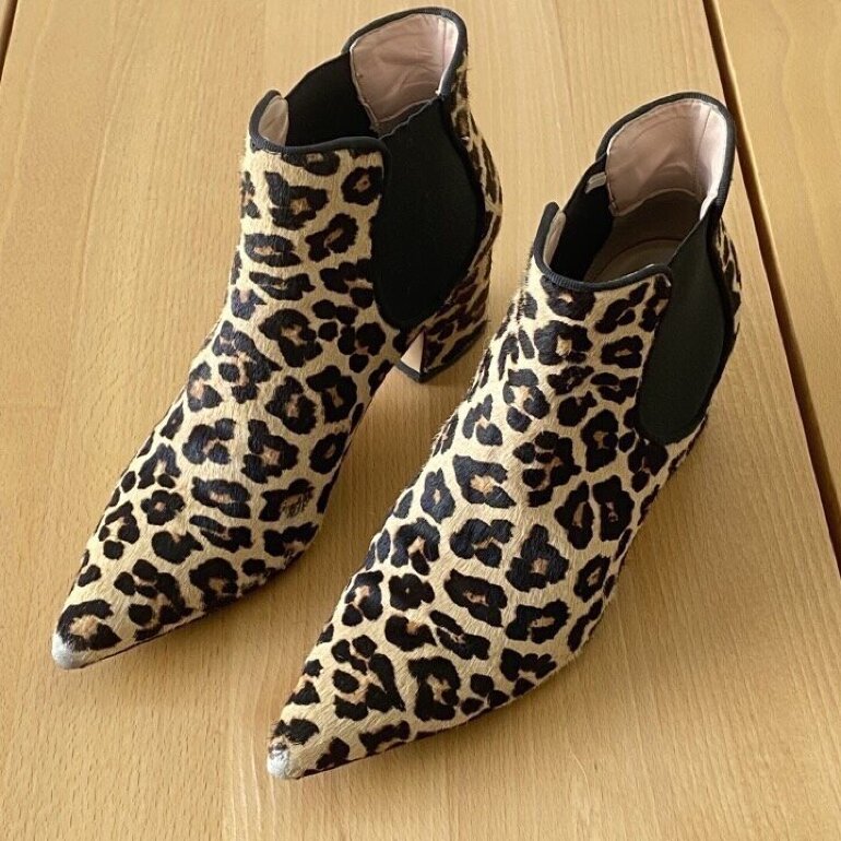 Botín Animal Print Zara de segunda mano - GoTrendier