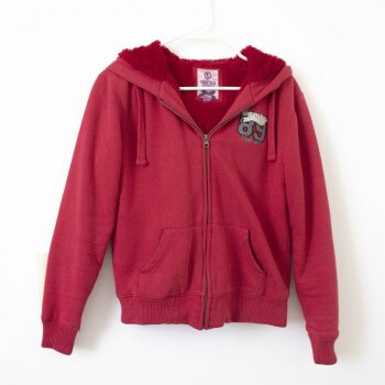 Sudadera roja con gorro de That's It de segunda mano - GoTrendier