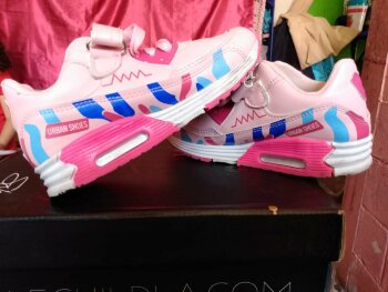 Tenis Urban Shoes, talla 21 cm, rosa. de segunda mano - GoTrendier