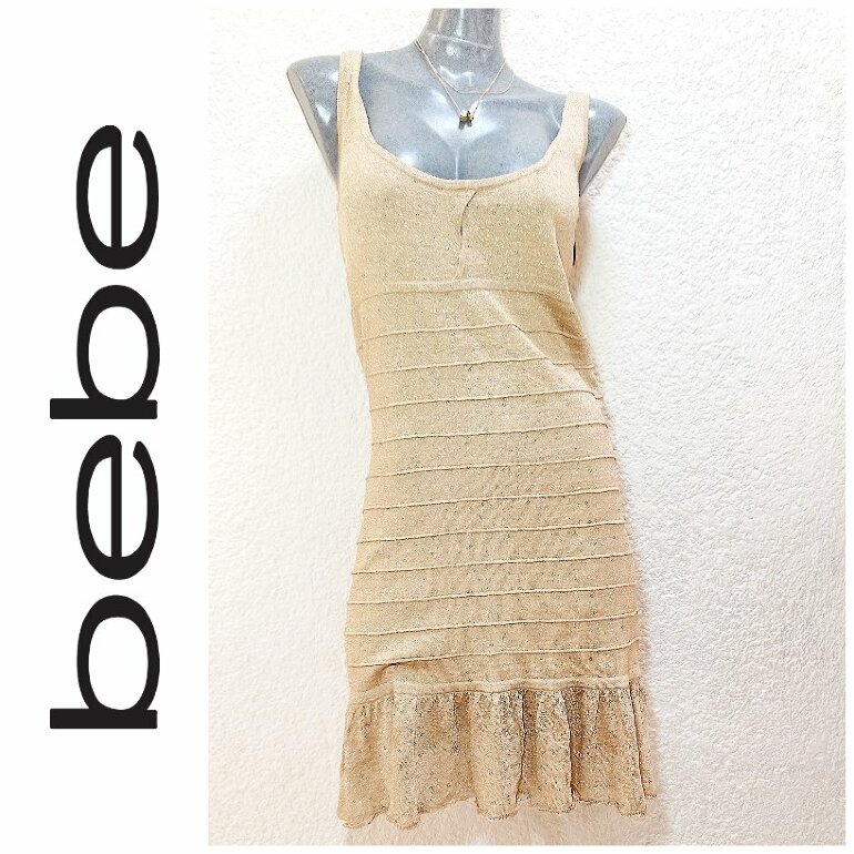 Vestido Bebe dorado para fiesta de segunda mano - GoTrendier