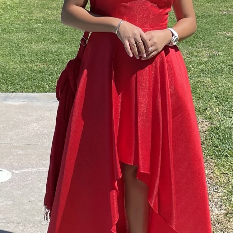 Vestido de fiesta rojo de Philosophy de segunda mano - GoTrendier