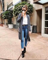 Botines vaqueros negros de Stradivarius de segunda mano - GoTrendier