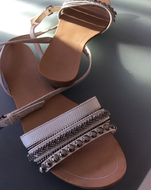 Huaraches tiras cruzadas de Bershka de segunda mano GoTrendier