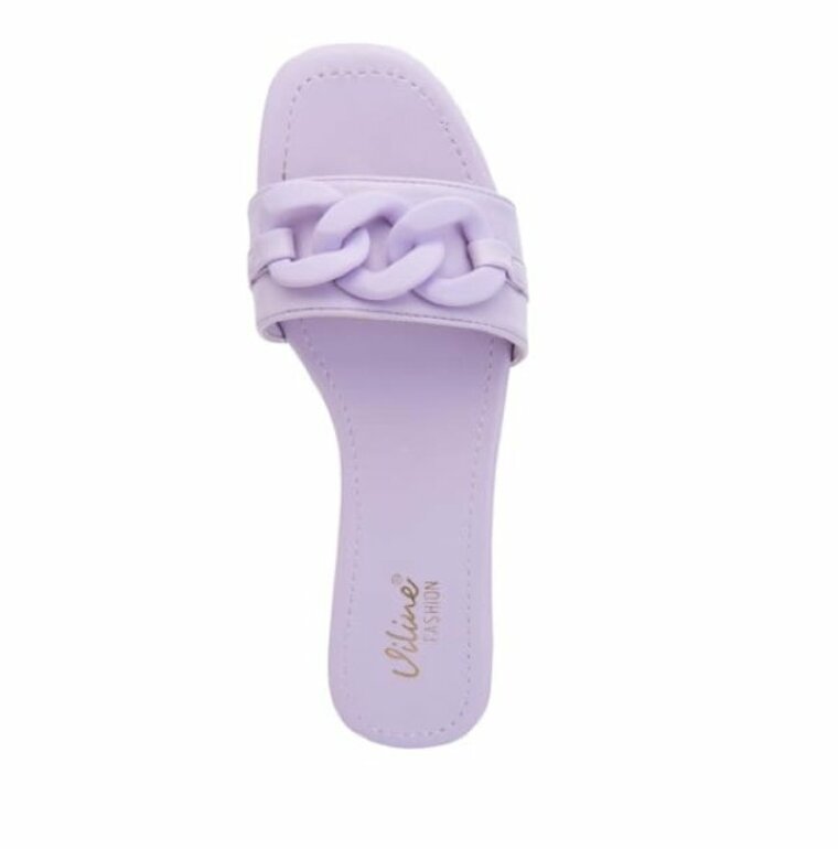 Sandalias lilas de cadena de Yaeli Fashion de segunda mano - GoTrendier