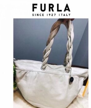 Bolsa de piel italiana marca furla de segunda mano - GoTrendier