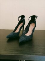 Zapatillas Negras de Aguja de Christian Siriano de segunda mano - GoTrendier