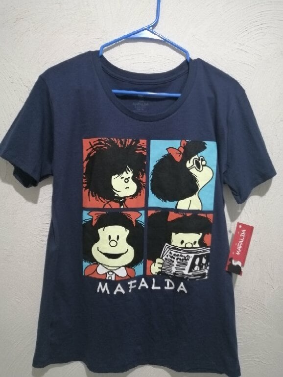 Playera Mafalda XL de Otras marcas de segunda mano GoTrendier