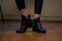 Botines negros de piel con cintas de That's It de segunda mano - GoTrendier