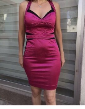 Vestido rosa Bebe bellísimo de segunda mano - GoTrendier