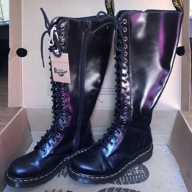 Botas Estilo Botas Dr Martens Largas ⚫️⚫️BOTAS LARGAS DR