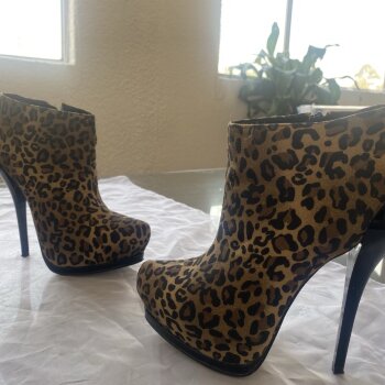 Botines animal print Andrea de segunda mano - GoTrendier