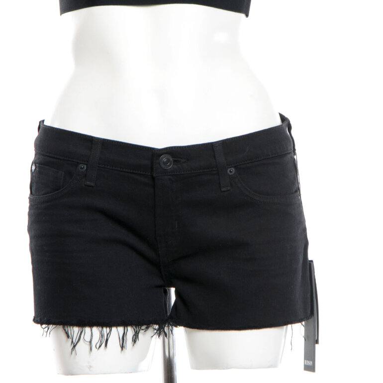 Hudson short negro deshilachado de segunda mano - GoTrendier