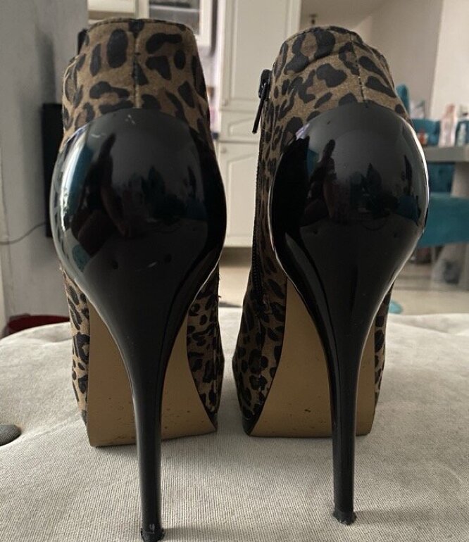 Botines Botas Animal Print Andrea Botines Animal Print ?? De