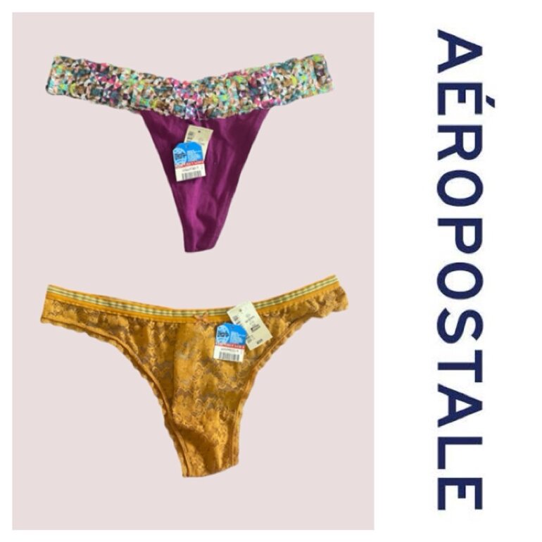 Duo Tangas Ropa Interior Encaje Calzones de Aéropostale de segunda mano -  GoTrendier