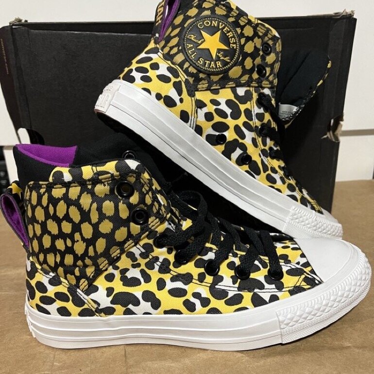 Converse Bota Animal Print de segunda mano - GoTrendier