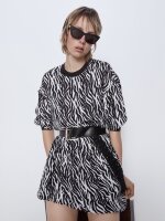 Vestido zebra zara de segunda mano - GoTrendier
