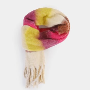 Bufanda de colores con flecos de Todo Moda de segunda mano - GoTrendier