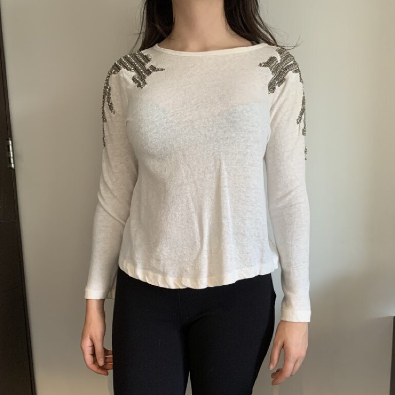 CAMISA CUELLO BOBO PEDRERÍA - Blanco | ZARA España