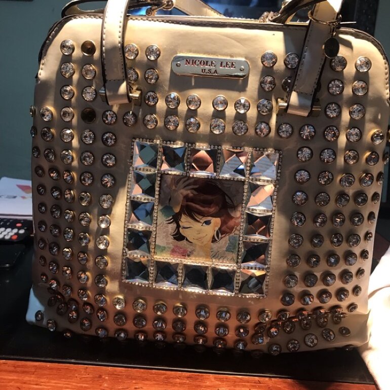 Bolsa nicole lee original piedreria de segunda mano - GoTrendier