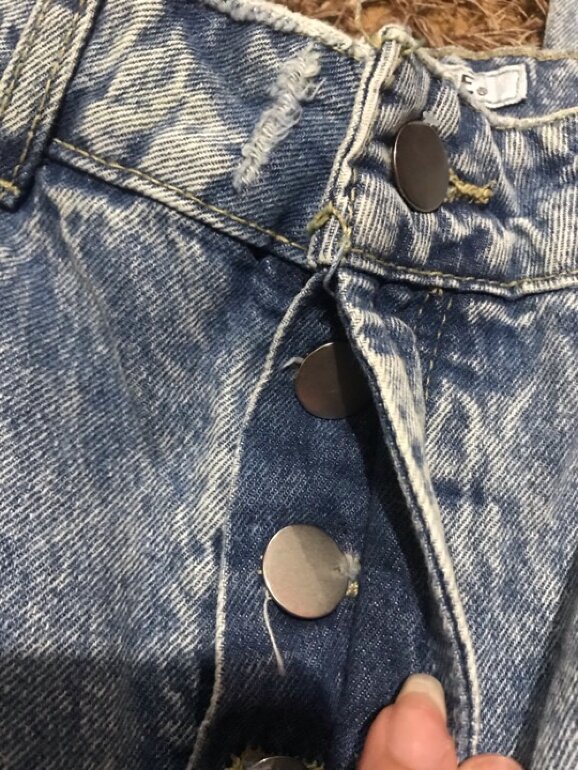 Mezclilla Vertiche Mom Jeans Mom Jeans Vertiche De Segunda Mano