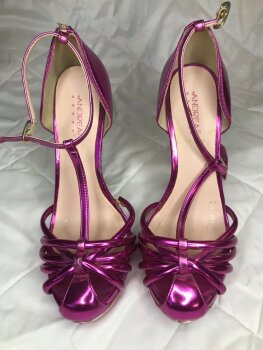 Zapatillas Andrea metálicas de segunda mano - GoTrendier
